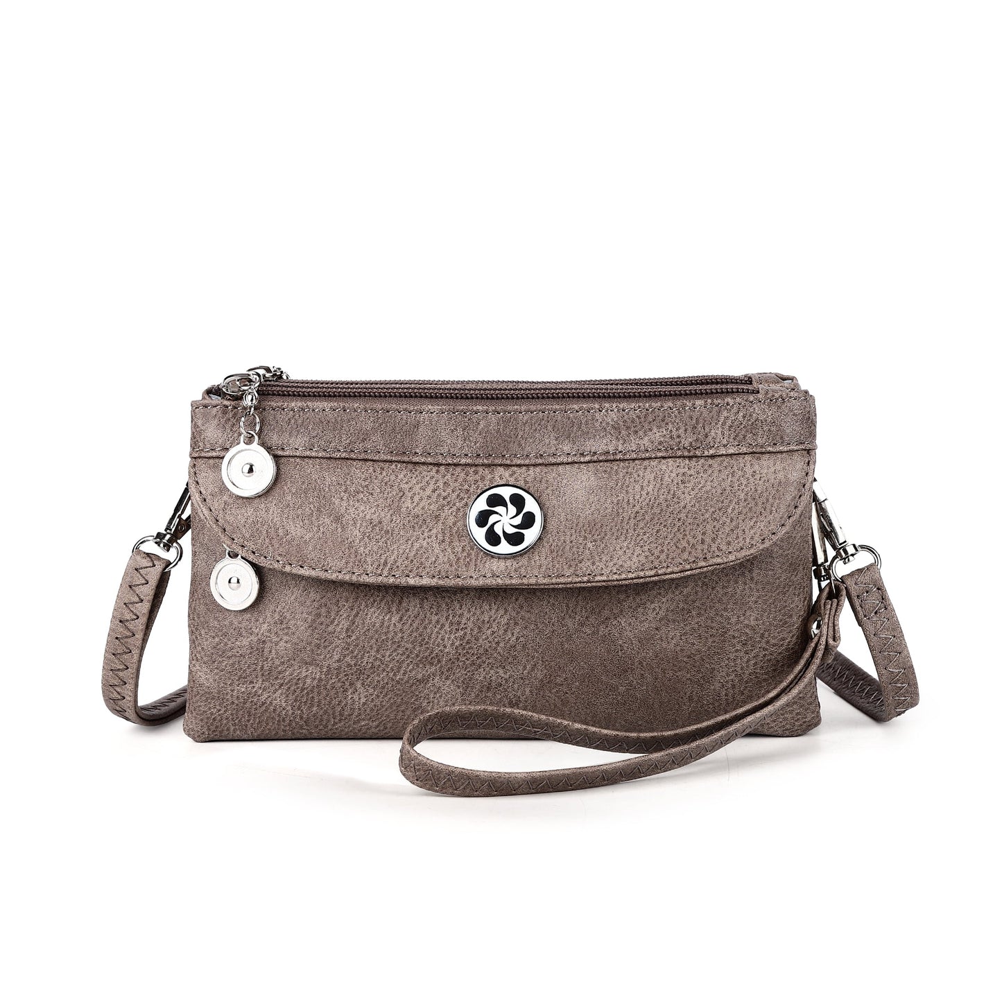 Hobo fern leather sling bag & strap purse for women