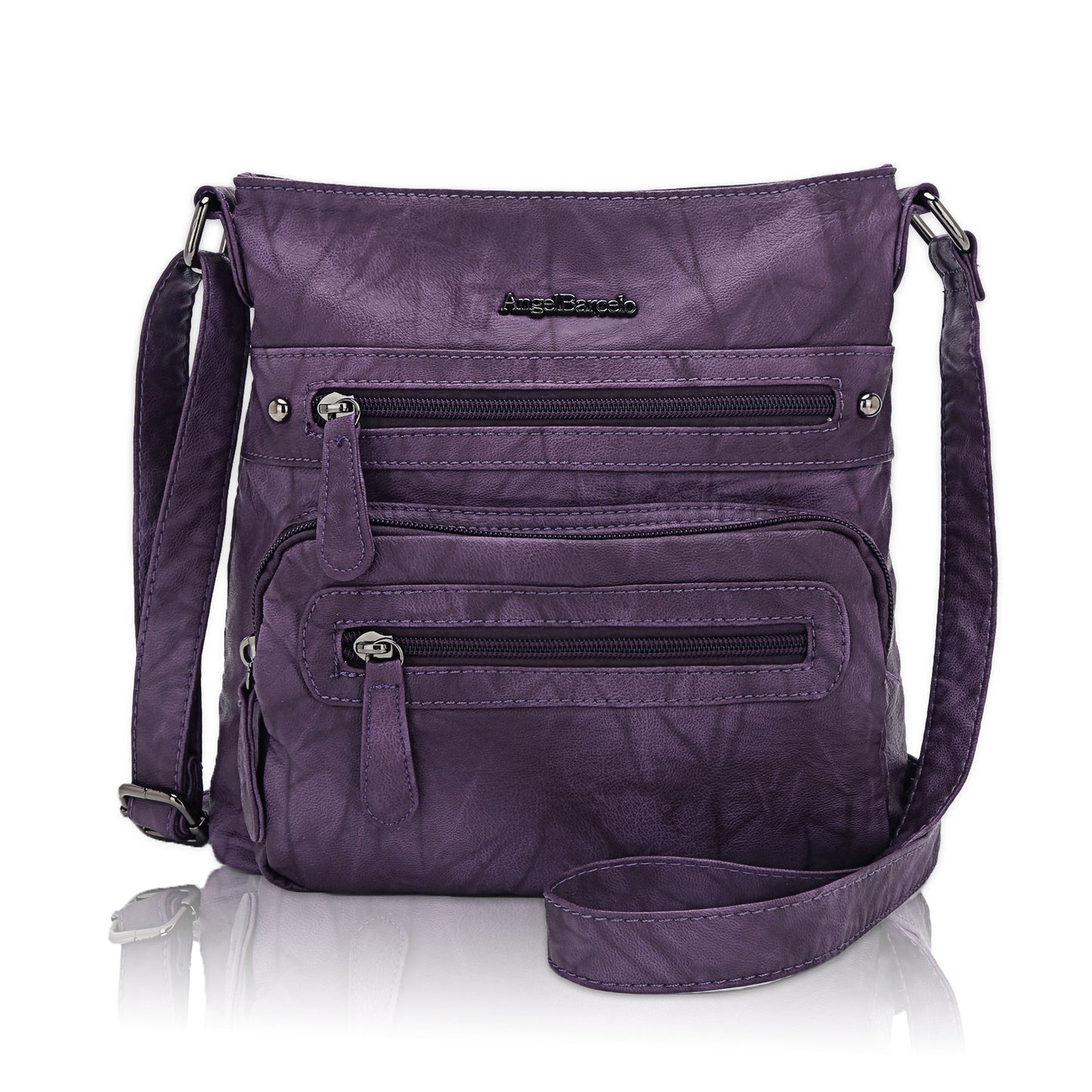 Women's tie-dye denim vintage crossbody bag