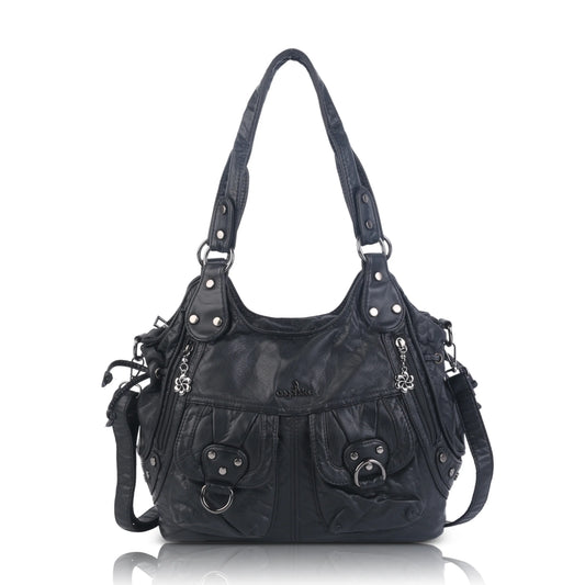 Angelkiss Urban Wash Leather Shoulder Bag