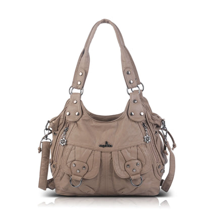 Angelkiss Urban Wash Leather Shoulder Bag