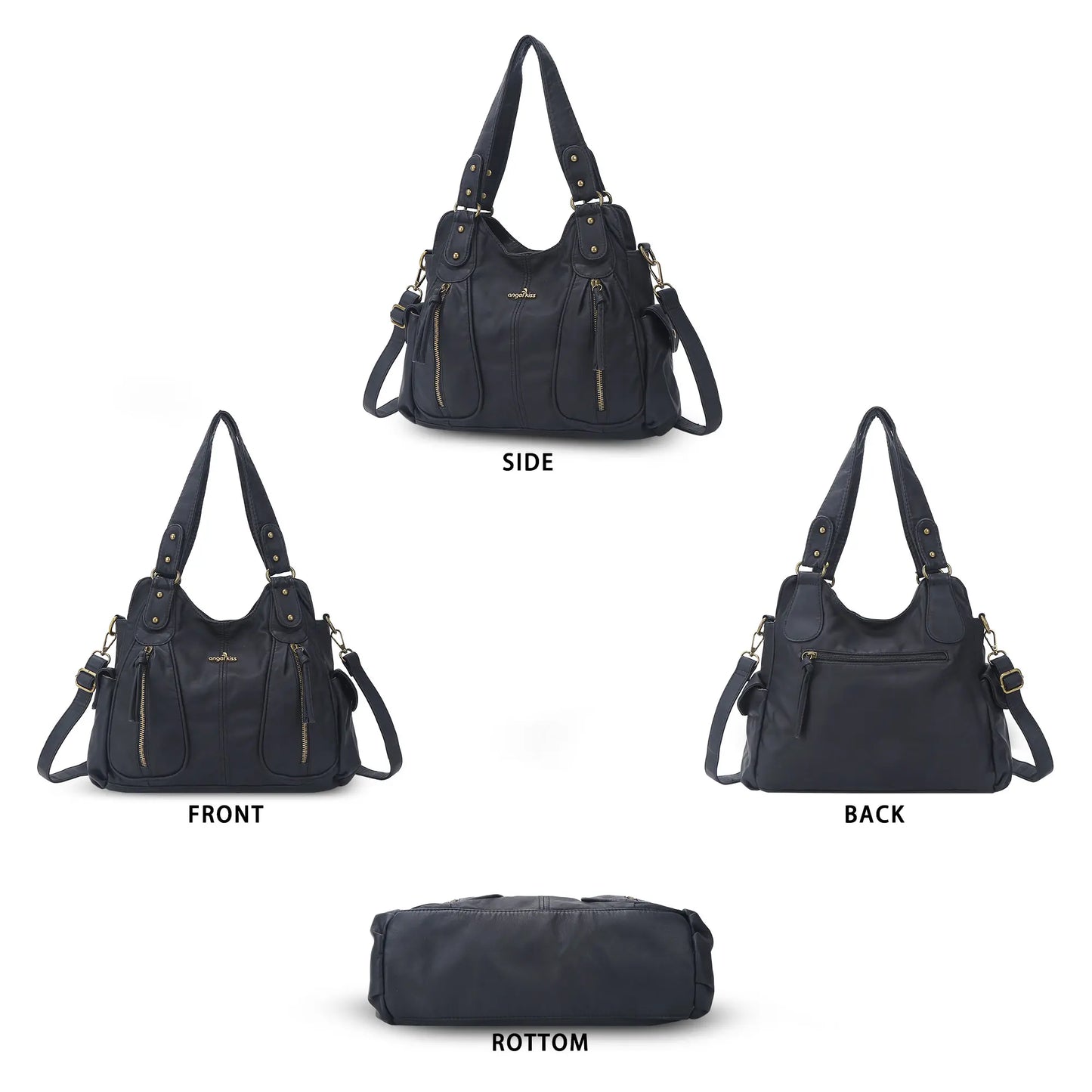Soft big bag – practical women’s bag with multiple pockets | Angelkiss