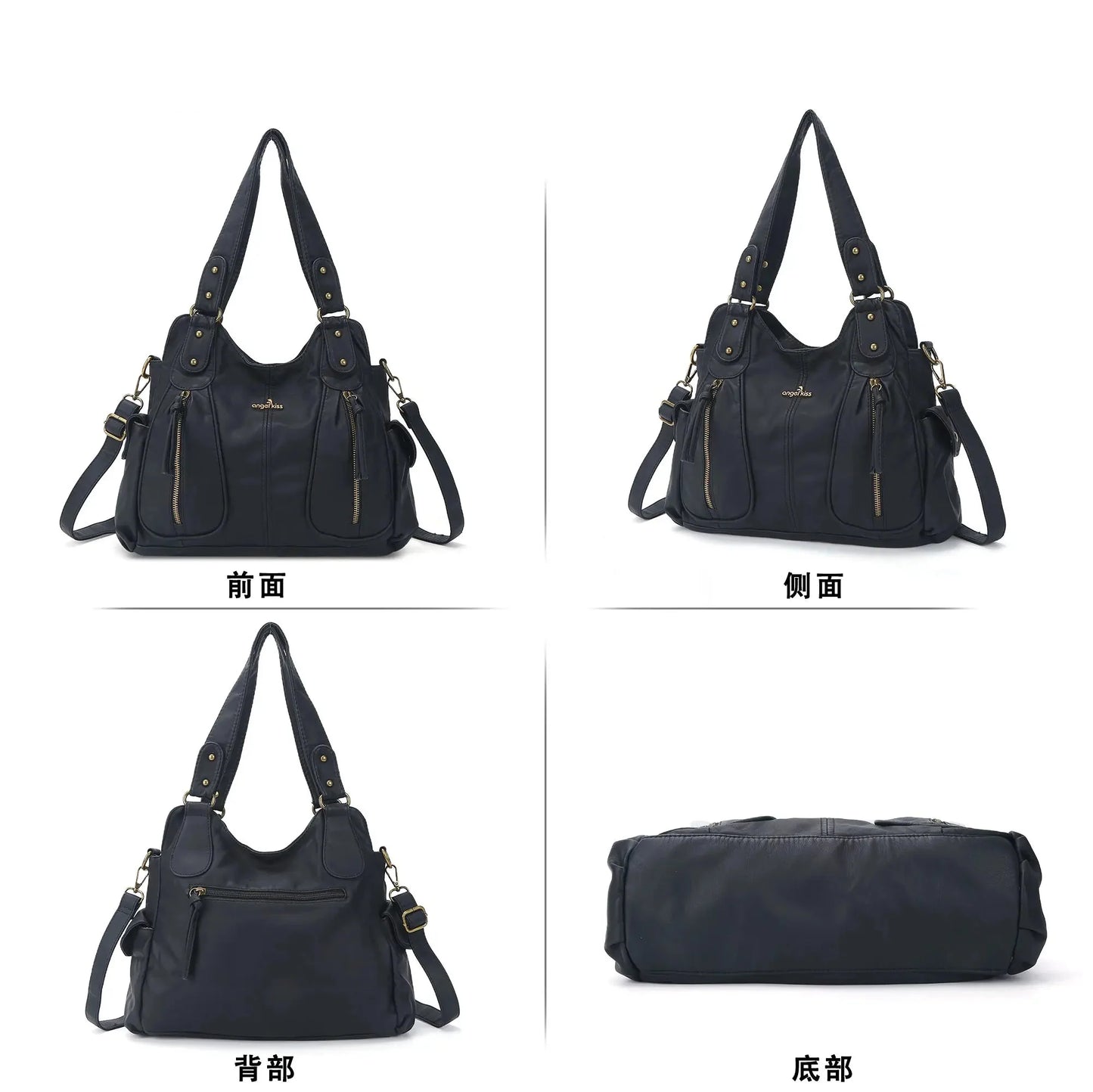 Soft big bag – practical women’s bag with multiple pockets | Angelkiss